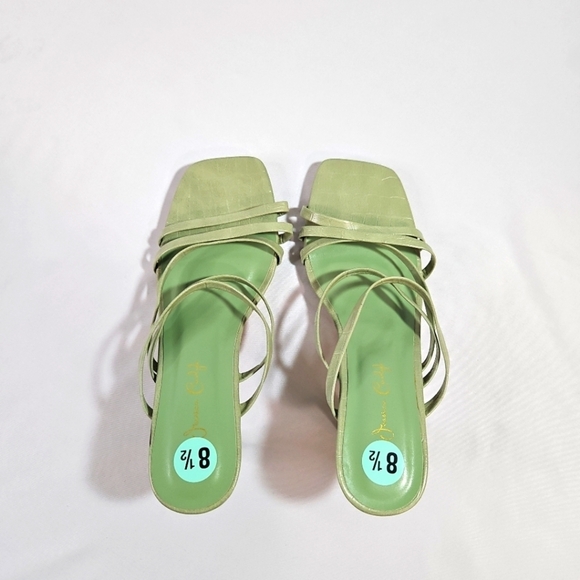 Jessica Carlyle Green Heels Size 8.5 NWOT - Picture 6 of 7